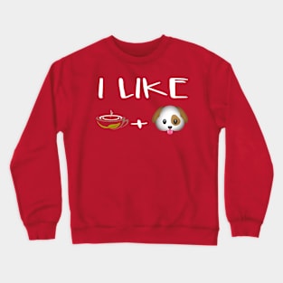 I like cat and coffee Crewneck Sweatshirt